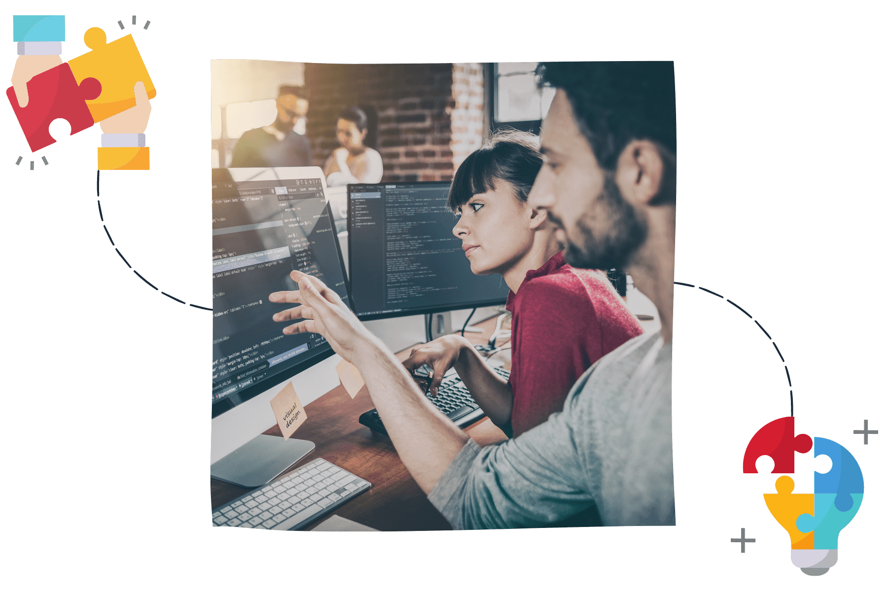 Developers at Work(1) Hand Editing, 1080x534 with smoke, KRAKED