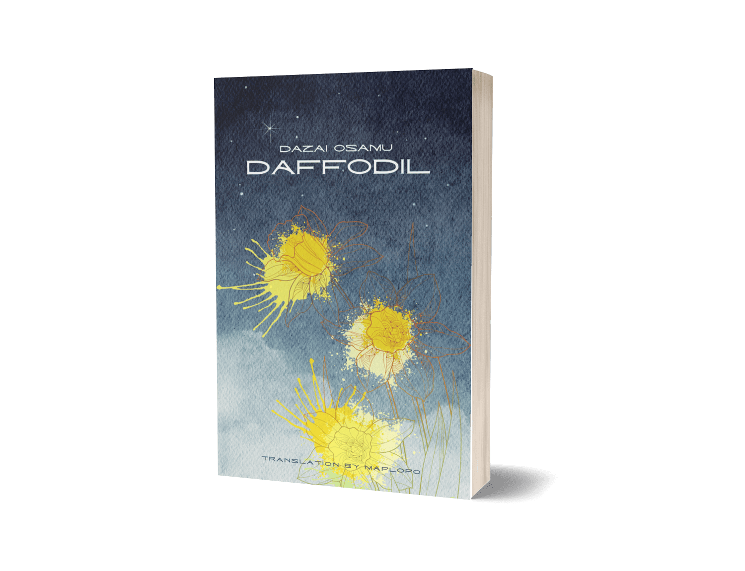 3D Daffodil Book Cover Recent Dazai Osamu Translation, Daffodil
